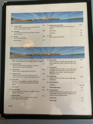 Menu photo 1 Sunset Cafe Vero Beach, FL