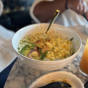 Just Spoons Cafe - Curry Shrimp grits - Comfort Food Near Me - Plantation, Florida Just Spoons Cafe - Curry Shrimp grits - Comfort Food Near Me - Plantation, Florida