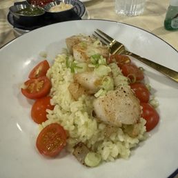 Scallop risotto