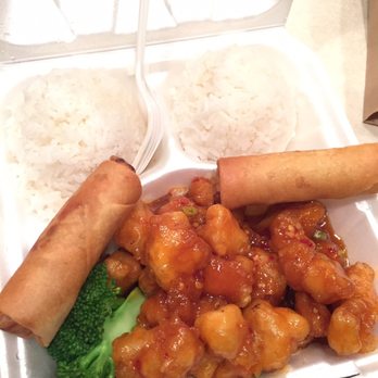 QQ China Cafe - Orange chicken lunch portion.... - Chinese Near Me - Missouri City, Texas QQ China Cafe - Orange chicken lunch portion.... - Chinese Near Me - Missouri City, Texas