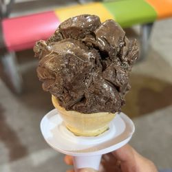 The Original Rainbow Cone - Muddy ice cream