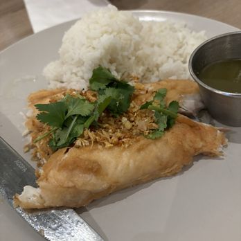 Crying Tiger Thai Bistro & Bar - Garlic fish fillet rating 1/5 (see review for deets) - Thai Near Me - Eastvale, California