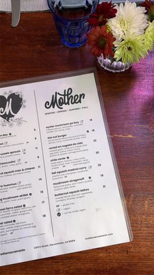 Menu photo 3 Mother Sacramento, CA