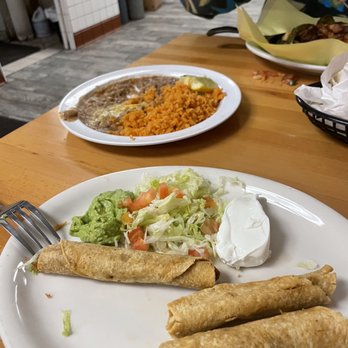 Carrillo's Mexican Food - Taquitos with rice and beans - Mexican Near Me - Clovis, California