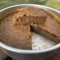 Hill-Top Cuisine Jamaican Restaurant - Jamaican Sweet Potato Pudding!