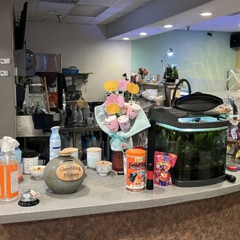 3 Blossoms Cafe - Bar with junk - Bubble Tea Near Me - Westminster, California 3 Blossoms Cafe - Bar with junk - Bubble Tea Near Me - Westminster, California