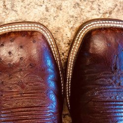 Stillwater boot and shoe Repair - New half soles with double stitching.