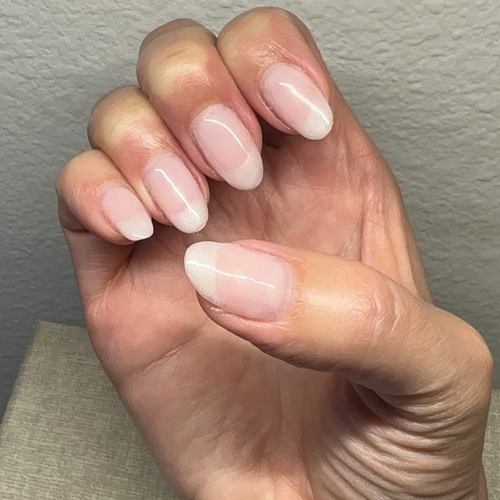Nail Care - Builder gel on my natural nails with soft pearly French tips. I love coming to this place my nails are healthy and strong! - Nail Salons Near Me - Plano, Texas Nail Care - Builder gel on my natural nails with soft pearly French tips. I love coming to this place my nails are healthy and strong! - Nail Salons Near Me - Plano, Texas