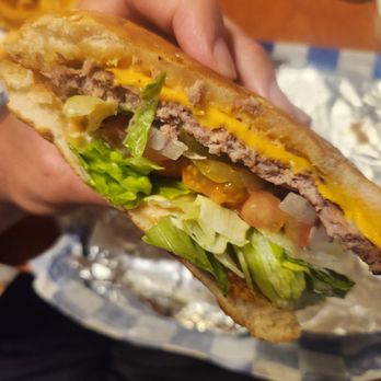 Burger Point - Cheeseburger cut in half - Burgers Near Me - Riverside, California
