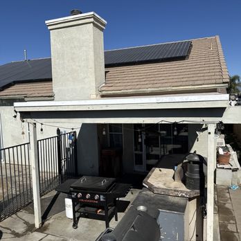 A Town Roofing - Re-roof and fix the wood on the patio perfectly - Roofing Near Me - Hemet, California