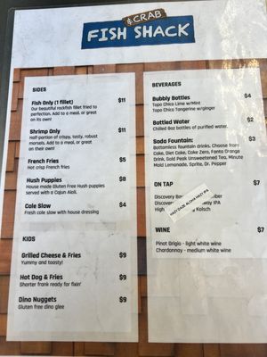 Menu photo 2 Fish and Crab Shack Port Angeles, WA