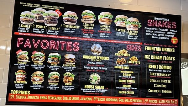 Menu photo 4 Teddy's Bigger Burgers - Aiea Aiea, HI Menu photo 4 Teddy's Bigger Burgers - Aiea Aiea, HI