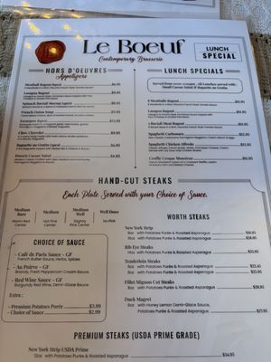 Menu photo 8 Le Boeuf Salt Lake City, UT