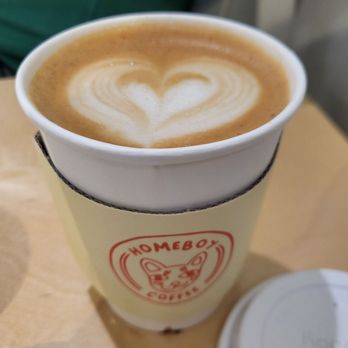Homeboy Coffee - Homeboy Latte w/oatmilk -- also yummm! - Coffee & Tea Near Me - Artesia, California Homeboy Coffee - Homeboy Latte w/oatmilk -- also yummm! - Coffee & Tea Near Me - Artesia, California