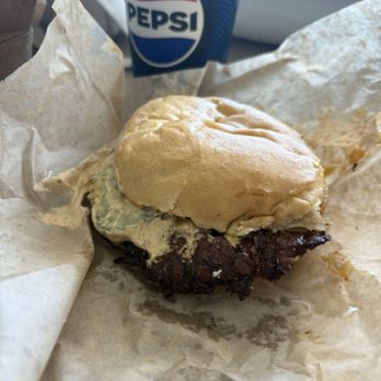 Sammies Burger Joint - Cheeseburger (added Moab sauce) - Burgers Near Me - Prescott, Arizona Sammies Burger Joint - Cheeseburger (added Moab sauce) - Burgers Near Me - Prescott, Arizona