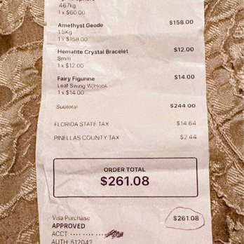 The Healing Hedge Witch - Picture of 1 out of 2 purchase receipts - Gift Shops Near Me - Tarpon Springs, Florida The Healing Hedge Witch - Picture of 1 out of 2 purchase receipts - Gift Shops Near Me - Tarpon Springs, Florida