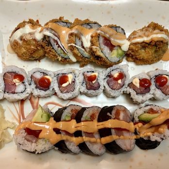 US Sushi - Specialty Rolls: Godzilla, HWY 68, Crazy - Sushi Bars Near Me - Greensboro, North Carolina US Sushi - Specialty Rolls: Godzilla, HWY 68, Crazy - Sushi Bars Near Me - Greensboro, North Carolina
