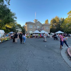 Sonoma's Tuesday Night Market - The plaza on Tuesday's