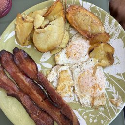 Classic bacon and eggs