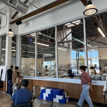 Boichik Bagels Factory - Fresh bagels being made in the factory! - Bagels Near Me - Berkeley, California