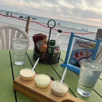 Sharky's On the Pier - Frozen Drink Flight - Seafood Near Me - Venice, Florida
