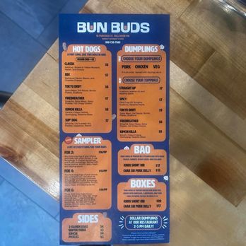 Bun Buds - menu - Food Trucks Near Me - Fall River, Massachusetts
