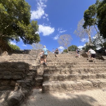 Chacchoben Mayan Ruins - Steps to climb up - Landmarks & Historical Buildings Near Me - Chacchoben, ROO