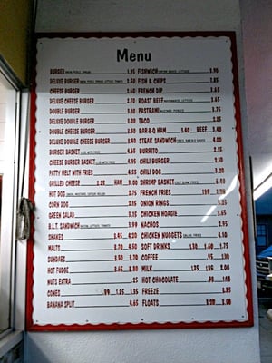 Menu photo 8 Big Al's Drive In Chico, CA
