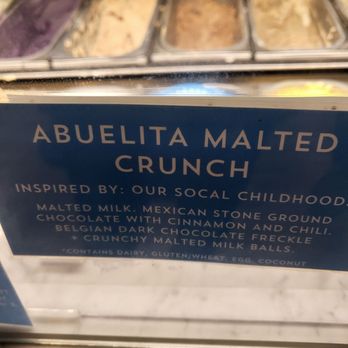 Wanderlust Creamery - Abuelita Malted Crunch had 1 Malted crunch - Ice Cream & Frozen Yogurt Near Me - Pasadena, California Wanderlust Creamery - Abuelita Malted Crunch had 1 Malted crunch - Ice Cream & Frozen Yogurt Near Me - Pasadena, California