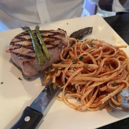 Absolutely delicious pork chop with linguine Absolutely delicious pork chop with linguine