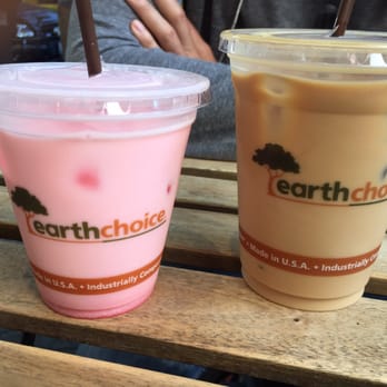 Biscuit Bitch - Cold brew coffee and strawberry almond Italian cream soda. Yummmmm - Breakfast & Brunch Near Me - Seattle, Washington