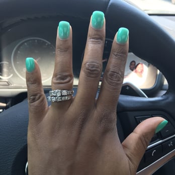 T Nails - I finally tried the SNS nails. I like it, but next time I'll ask them to not make it as thick. - Nail Salons Near Me - Morrow, Georgia