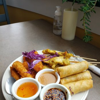 Bainbridge Thai Cuisine - $20 appetizers egg rolls, chicken skewers satay, must try tempura calamari - Thai Near Me - Bainbridge Island, Washington Bainbridge Thai Cuisine - $20 appetizers egg rolls, chicken skewers satay, must try tempura calamari - Thai Near Me - Bainbridge Island, Washington