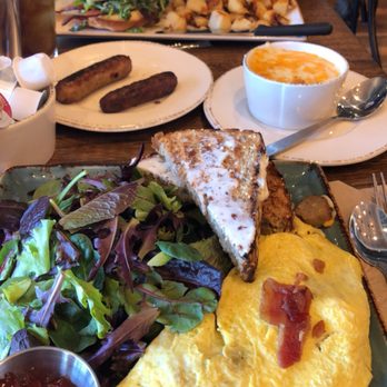 First Watch - Egg sandwich and "The Works" omelette. Sides of sausage and cheese grits. - Breakfast & Brunch Near Me - Cherry Hill, New Jersey First Watch - Egg sandwich and "The Works" omelette. Sides of sausage and cheese grits. - Breakfast & Brunch Near Me - Cherry Hill, New Jersey
