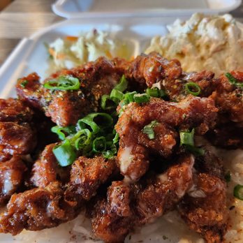 Ai Pono Cafe - Crack Chicken Get it now. Actually grab 2 plates. One for now and one for later  Worth it fo realz. - Asian Fusion Near Me - Costa Mesa, California