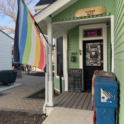 Solace Skateshop - The front door of the business.