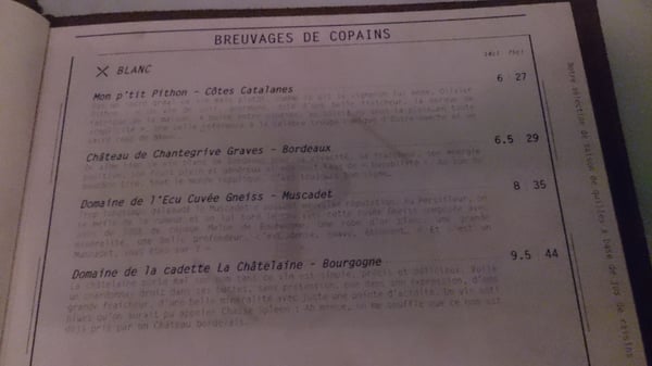 Menu photo 4 Persifleur Paris, 75 Menu photo 4 Persifleur Paris, 75