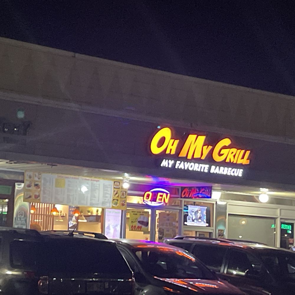 Oh My Grill - Aiea - Outside view late at night til MIDNIGHT! - Burgers Near Me - Aiea, Hawaii Oh My Grill - Aiea - Outside view late at night til MIDNIGHT! - Burgers Near Me - Aiea, Hawaii