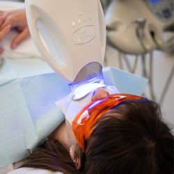 Fiorella Potesta-Knoll, DDS, MS - Advanced professional teeth whitening performed in a safe, comfortable, and relaxing environment.