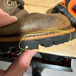 Cobblers Bench Shoe Repair - Sole coming apart