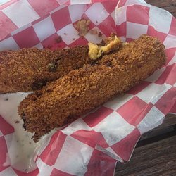 Mac and cheese jalepeno bacon sticks