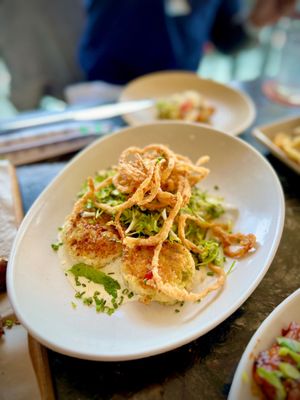 Photo of Saint & Second - Long Beach, CA, US. Crab cakes