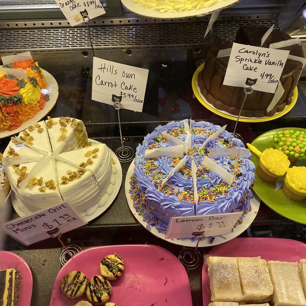 Selection of cakes and desserts in the bakery Selection of cakes and desserts in the bakery