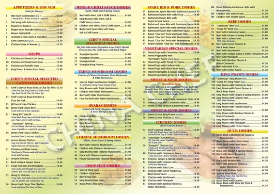 Menu photo 1 China Chef Burntwood, STS Menu photo 1 China Chef Burntwood, STS