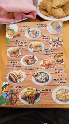 Menu photo 2 Los Pericos Valle de Bravo, MEX