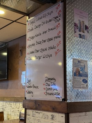Menu photo 1 Tucker's Tavern Toronto, OH