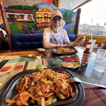 Three Amigos Mexican Restaurant & Cantina - 70. Beef & Shrimp Fajitas - Mexican Near Me - Butte, Montana