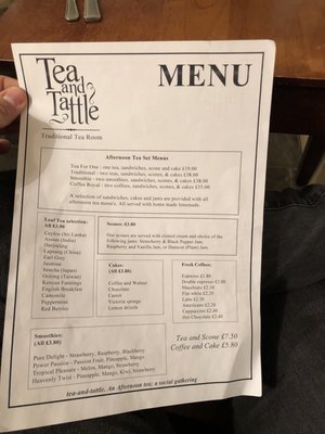 Menu photo 6 Tea and Tattle London, XGL Menu photo 6 Tea and Tattle London, XGL