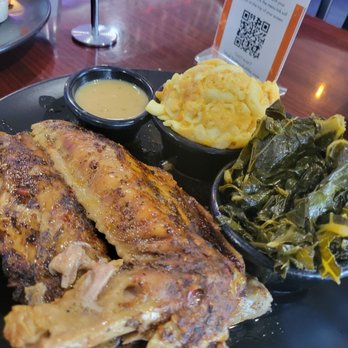 Oohh's and Aahh's - Smothered turkey wings with Mac and greens. - American Near Me - Washington, DC, District of Columbia