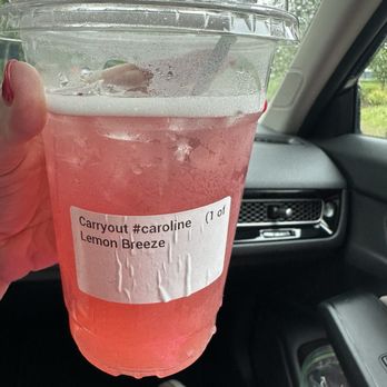 Column 15 - Lemon Breeze-one of their special drinks for spring/summer 2024 - Coffee & Tea Near Me - Williamsburg, Virginia
